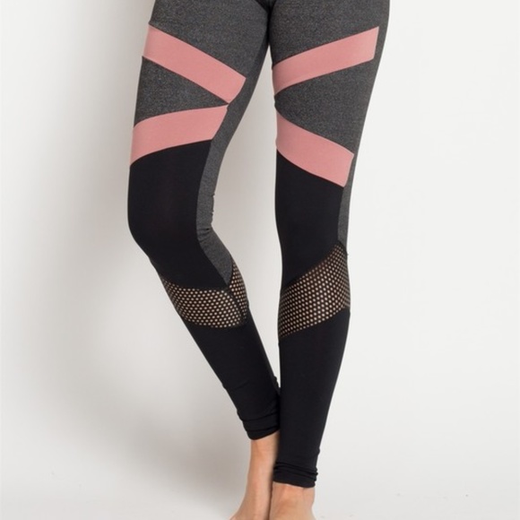 Yoga or Workout Pants, Leggings, Pink & Black - Picture 6 of 6